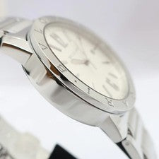 BVLGARI Bvlgari BB39S Silver Men's Winding Watch with Box and Paper #QYJQ6X