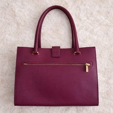 FERRAGAMO Bordeaux Leather Bag Series: High-Quality and Elegant #QYEEGZ