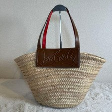 CHRISTIAN LOUBOUTIN Rubijota Basket Bag Tote Bag, Leather #QYA2OB