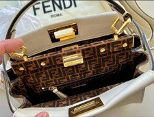 FENDI Peekaboo Mini Handbag Small Bag #QY2577