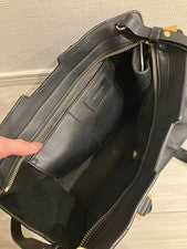 Saint Laurent black leather handbag #QYFNIS