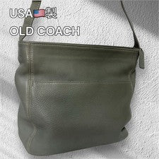 USA-made Old Coach Sonoma Shoulder Bag, Sage Grey, 4920 Khaki #QYKT3G