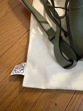 LOEWE Hammock Drawstring Mini Avocado Leather #QYBEYM
