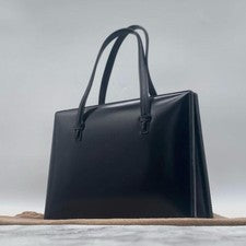 Loewe Classic Tote Bag, Clasp Closure, Fits A4 Size, Leather, Black #QYGAGG