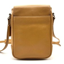 OLD Coach Mini Shoulder Bag, Beige Leather #QYD2UT