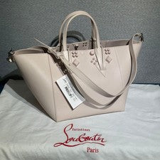 Christian Louboutin Cabas Chic Small Tote Bag, Genuine Leather, 2-way #QY5KON