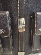 CHANEL 2.55 Caviar Skin Shoulder Bag, Brown #QYKD47