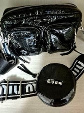 [Good Condition] Miu Miu Patent Leather Shoulder Bag Pouch