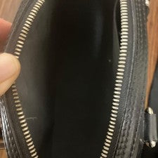 LOUIS VUITTON Epi Jasmin Black Leather Handbag Shinjuku Serial #QY1I7V