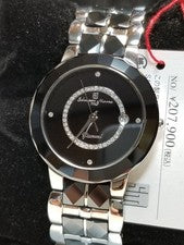 Black, high-quality material, with 4 diamonds, unisex. #QY6W18