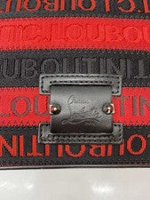 Christian Louboutin Shoulder Bag KYPIPOUCH Canvas RED Stripe #QYL06R