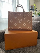 LOUIS VUITTON Bag On the Go LUISVUITTON Beige #QYK6ES