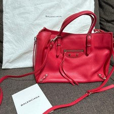 BALENCIAGA handbag, red. #QYDZJ8