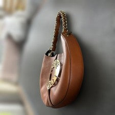 Loewe Joyce Shoulder Bag, Calf Leather, Sheepskin, Gold-Plated Brass #QY0914