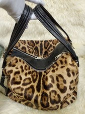 Dolce & Gabbana Leopard Pony Hair Leather Handbag #QY3W6O