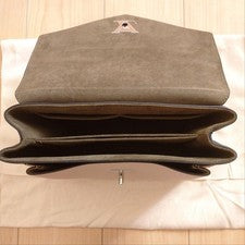 LOUIS VUITTON My LockMe Black Leather Handbag #QY4QUR