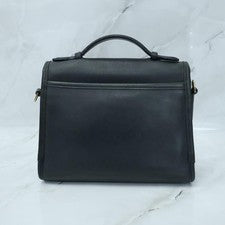COACH Old Coach Shoulder Bag Turnlock 2-way 9870 #QY0FXY