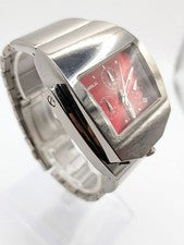 Titanium Ricoh BART YEAR 2000 Chronograph Red Dial #QYI0XV