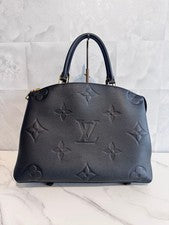 LOUIS VUITTON Grand Palais MM Black Leather Women #QY0FZ4