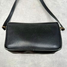 COACH Old Coach Shoulder Bag USA Black 324 Leather #QY0NQV