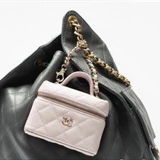 CHANEL Chime Mini Bag in Caviar Skin Black #QY0P37