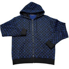 Louis Vuitton Monogram Logo Zip Hoodie Regular Fit New/Pre-Owned