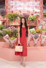 COACH x Koki Natural Leather with Pansy 3-Way Collaboration Bag #QY2EBI