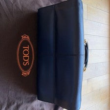 TOD'S Navy Leather Handbag #QY01SJ