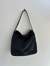 OLD COACH Coach Leather Shoulder Bag Black #QY3NYZ