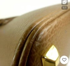 MAISON MARGIELA 5ac Mini Cumin Gold Leather Women #QYCVFH