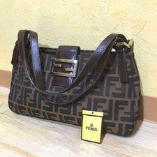 FENDI Zucca pattern Mamma Baguette handbag #QYIPA9
