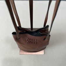 miu miu shoulder bag brown aw