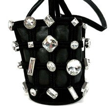 ALEXANDER WANG handbag ROXY rhinestone bejeweled #QYAB5O