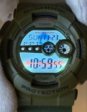 G-SHOCK GD-100PS Nakano Shiro Military Khaki Limited Watch Big Case #QYK5G9