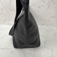 Old Coach 4927 Grained Leather Shoulder Bag, Bucket Style, Black #QYBKZZ