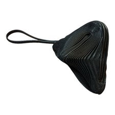 ISSEY MIYAKE 3D Pleated Triangle Bag, Black #QYAJX1