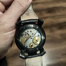 GaGa Watch Black Green Winding #QY3O10