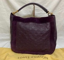 LOUIS VUITTON Empreinte PM Handbag Shoulder Bag Purple #QYBE01