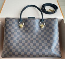 Louis Vuitton LV Riverside Damier Ebene Shoulder Bag #QYABAJ