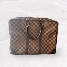 LOUIS VUITTON Damier Business Bag Damier Canvas Women #QYBKUQ
