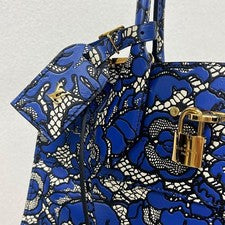 LOUIS VUITTON City Steamer MM LV Flower Lace Leather Handbag #QYCWQZ
