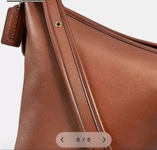 COACH Duffle Bag, Glove Tanned Leather, Old Coach Bucket Style #QYGQ80