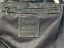 OLD COACH Coach Leather Shoulder Bag Black #QY3NYZ