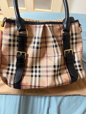BURBERRY Nova Check 2-Way Handbag #QYGQPG