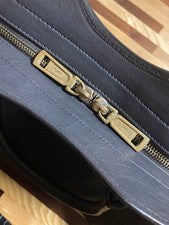 SAINT LAURENT genuine leather handbag, A4 size, gray. #QY741D