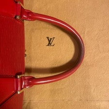 LOUIS VUITTON Epi Leather Red Handbag Dustbag Authentic Boutique Buy #QY7IJU