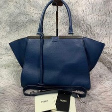 Fendi Trois Jours Handbag 2-way Shoulder Bag Leather #QYCVK8