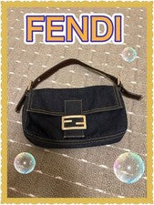 FENDI Mamma Bucket Denim (Early Classic) #QY8TEY
