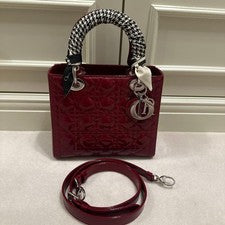 DIOR Lady Dior Red Calfskin Women #QYGIAU