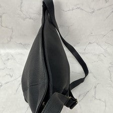Old Coach 4927 Grained Leather Shoulder Bag, Bucket Style, Black #QYBKZZ